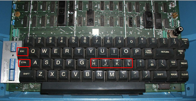 ADM-3A的键盘